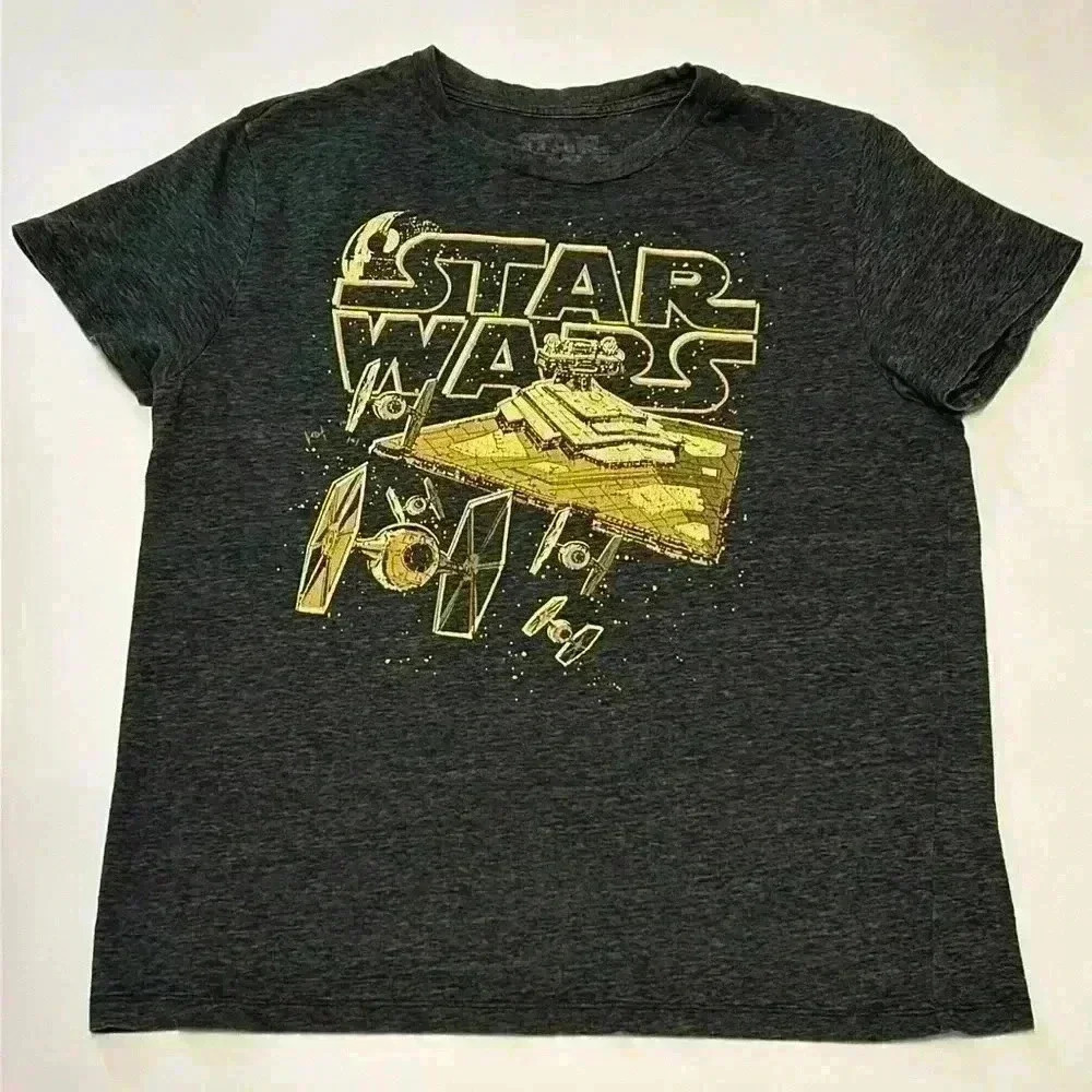 Star Wars Graphic Tee Disney Vacation Movie Classic Family Space Summer Large